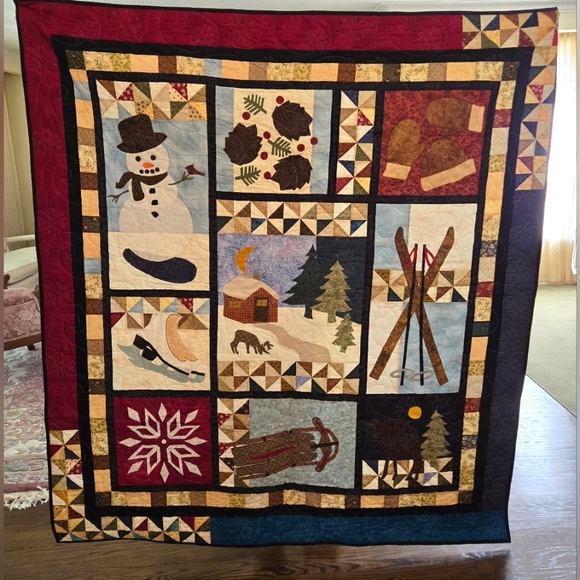 Wall Quilt 'Winter Memories' - Picture 16 of 16